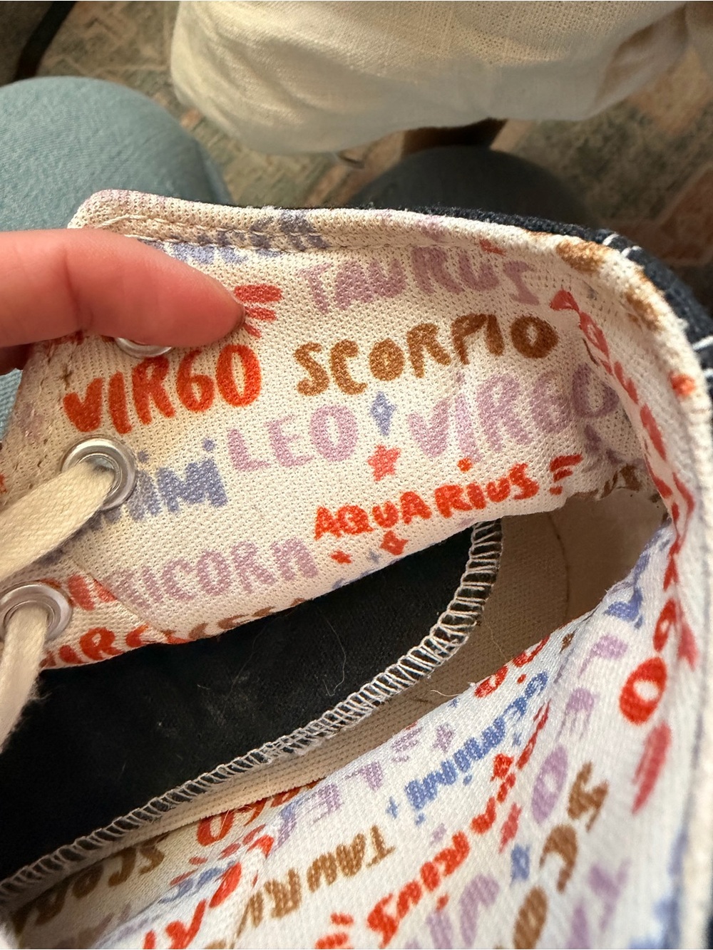 Converse Black High Top - Astrology - Picture 4 of 6